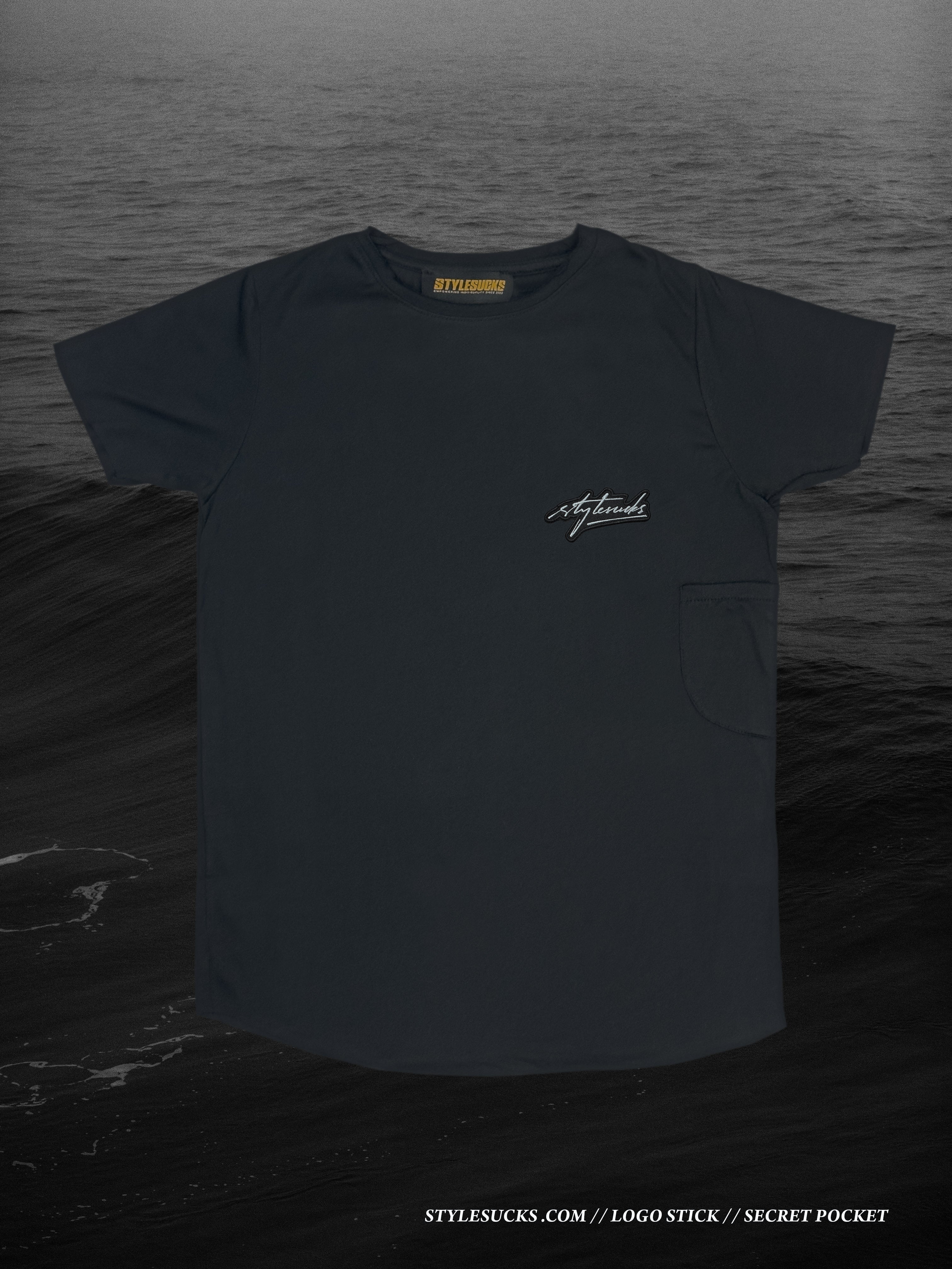 Signature Shirt: stylesucks Logo in Laufschrift